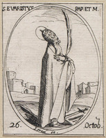 KG 10515
<br/>
Heilige Evaristus ("Heiligenkalender")
<br/>
<em>Callot, Jacques (1592 - 1635)</em>